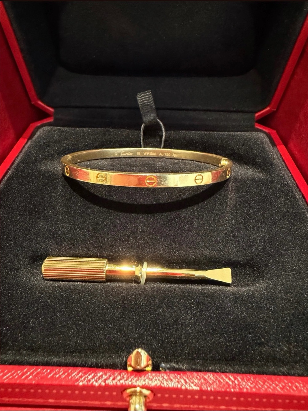 CARTIER LOVE BRACELET — small model
